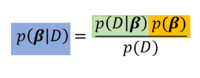 Ausgelagerte Formel Satz von Bayes mit Parameter β
